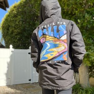 Casual unisex jacket with fleece